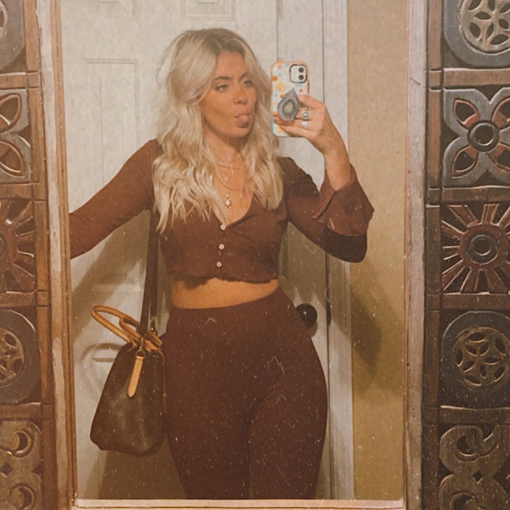 Free People “Soul Mate” Set in Tiramisu Brown